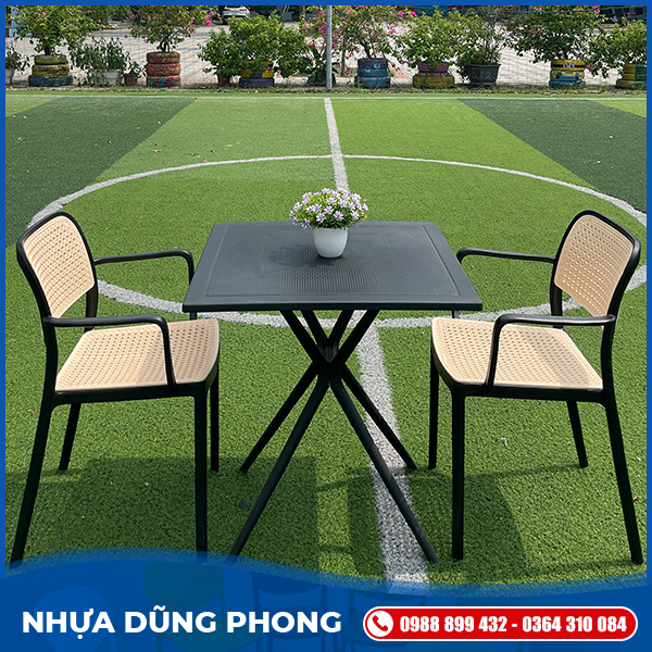 Ghế giả mây có tay	